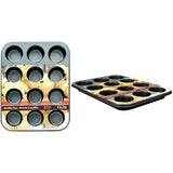 Muffin Pan 12 Cup Dimension 14"x10"