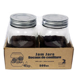 Jam Jar with Seal & Ring 2 PK 500ml