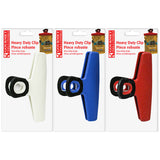 Heavy Duty Clip Color Red/Blue/White