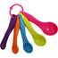 Gourmet Measuring Spoon 5pcs set Multi-color 12/Pack