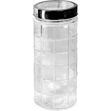 Checkered Canister with See Through Lid 2200ml
