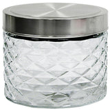 Diamond Cut Canister with Screw Top 700ml