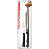 Carving Knife Set with Knife & Fork Dimensions 8"/6" & 1.8mm thick