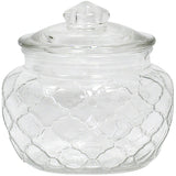 Honeycomb Glass Jar 665ml