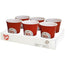 Red Party Cups 16oz Color Red Packing 24's/Box