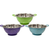 Colored Stainless Steel Colander 5Qt