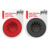 Silicone Sink Strainer Color Red/Grey