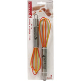 Silicone Whisk 2Pk 6.5"/8"
