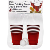 Mini Beer Pong Set (2 Balls & 12 Cups) 2oz