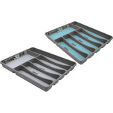 6 Section Cutlery Tray Assorted