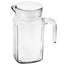 Pitcher Glass with Lid 500ml Color White Packing 24's/ Box