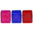 Vase Glass Square Colors 3 Assorted Colors Packing 12's/ Box