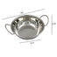 Stainless Steel Balti Dish Dimension 10