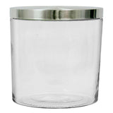 Glass Jar with Stainless Steel Lid 2L