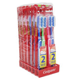 COLGATE Toothbrush Medium 2 Count Double Action