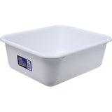 Rectangle Dish Pan Dimensions 14"x12"x5" Color White