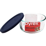 Pyrex Round Bowl w/Plastic Cover 4Cup