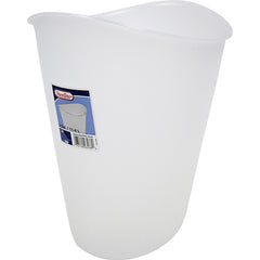 Clear Oval Waste Basket 3 Gallon Oval Dimensions 11"x9"x12"