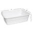 Dishpan 7.6L Color White Packing 12's/Box