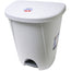 Step On Waste Basket Size 25L Color White Packing 4's/Box