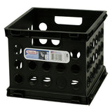 Mini Crate Dimensions 9"x7"x6" Color Black