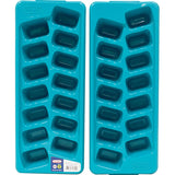 Stackable Ice Cube Tray 2Pk Color Blue