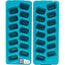 Stackable Ice Cube Tray 2Pk Color Blue Packing 24's/Box