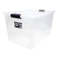 Clear View Boxes with Latches 66Qt Packing 6's/Box