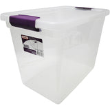 Clear View Boxes with Latches 27Qt