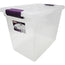 Clear View Boxes with Latches 27Qt Packing 6's/Box