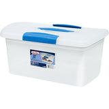 Medium Show-off Container with Blue Handles Color Blue