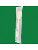 CPLA 7'' Soup Spoon with Indiviually Wrapped with PLA Film ( Compostable ) 1000 units/ Pack