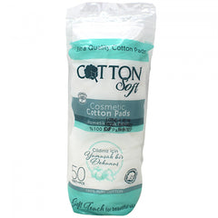 COTTON Soft Cosmetic Pads 50 Count