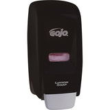 GOJO 800 Series Bag-In-Box Dispenser, Push, 800 ml Capacity, Cartridge Refill Format Color Black 
