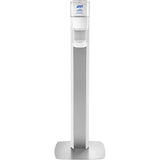 PURELL Messenger ES6 Silver Panel Floor Stand with Dispenser 