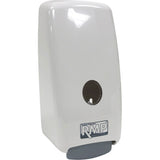 RMP Lotion Soap Dispenser Push Wall-Mount 1000 ml Capacity Cartridge Refill Format Color White