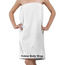 Luxury Velour Cotton Fabric Spa Women's Bath Body Wrap with Velcro & Snaps size: 2XL-4XL 6/Pack