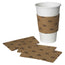 Java Jacket Fits 10 - 24oz Paper Hot Cup Corrugated (Kraft) Plain (100% Compostable & Recyclable) 1000 unit/Pack