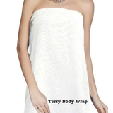 Terry Cotton Spa Women's Shower Bath Towel Wrap with Velcro size: L/XL