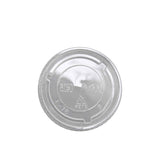 PET Flat lid with X Slot for 8oz,9oz & 10oz PET Clear Cold Cups ( 78mm) 