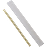 9'' Dual Bamboo Chopstick & Wrapped with Plain Paper, 