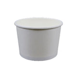 8oz Plain White Paper Soup Bowl 