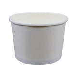 16oz Plain White Paper Soup Bowl