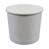 24oz Plain White Paper Soup Bowl