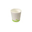 4oz PLA Lined 62mm (White) Single Wall Paper Cup (100% Compostable) 1000 unit/Pack