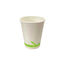 8oz PLA Lined 80mm (White) Single Wall Paper Cup (100% Compostable) 1000 unit/Pack