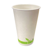 16oz PLA Paper Cup ( 100% Compostable ) 