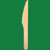 6'' Wooden Knife ( 100% Compostable ) 