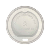 CPLA Lid for 8oz Paper Cup ( 100% Compostable ) 