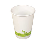 12oz PLA Double Wall Paper Cup ( 100% Compostable )